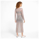 Nike Γυναικείο φόρεμα Air Printed Mesh Long Sleeve Dress